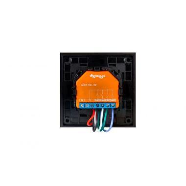 Shelly Wall Switch fali villanykap,4 gombos,FEKETE