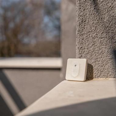 Shelly BLU H&T kültéri Bluetooth szenzor, ekrü