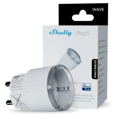 Shelly PLUG S Gen3 WiFi&BT&Matter plug FEHÉR