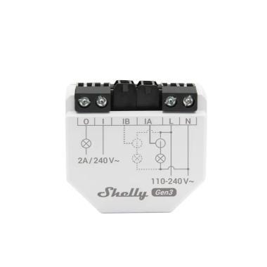 Shelly EM Gen3 egyfázisú fogyasztásmérő +50A áramv