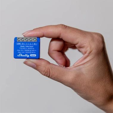 Shelly 1 MINI Gen4 WiFi+BT/ZB 1 áramkörös okosrelé