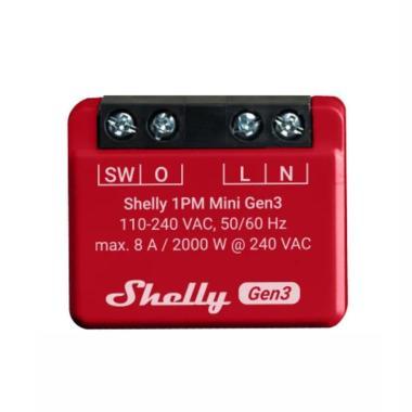 Shelly 1PM MINI Gen3 WiFi+Bluetooth okosrelé