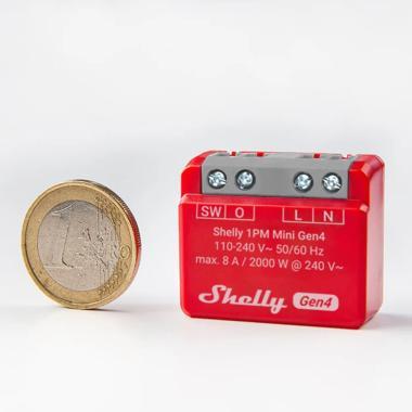 Shelly 1PM MINI Gen4 WiFi+BT/ZB 1 áramkör okosrelé