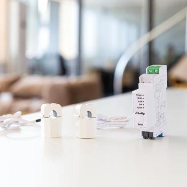 Shelly PRO EM-50A fogyasztásmérő WiFi+Ethernet+BLU
