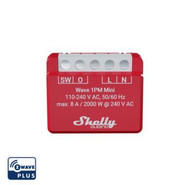 Shelly Qubino WAVE 1PM Mini okosrelé, Z-Wave