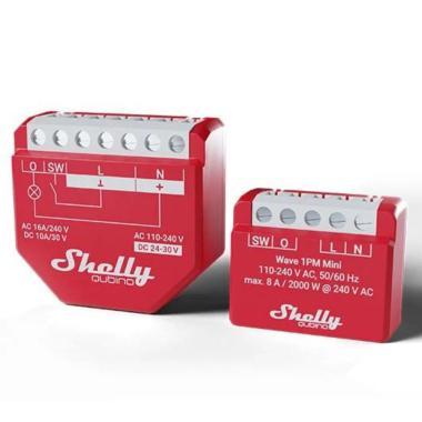 Shelly Qubino WAVE 1PM Mini okosrelé, Z-Wave