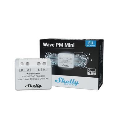 Shelly Qubino WAVE PM Mini okosrelé, fogy.mérővel
