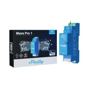 Shelly Qubino WAVE PRO 1 okosrelé, DIN-sín, Z-W