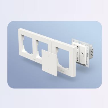 AQARA Light Switch H2 EU villanykapcsoló, 2 gombos