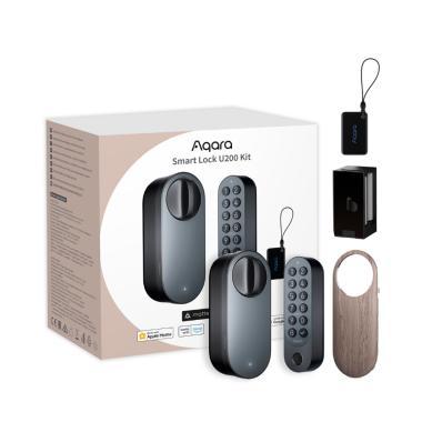 AQARA U200 Smart Lock zárbetét,  fekete színű