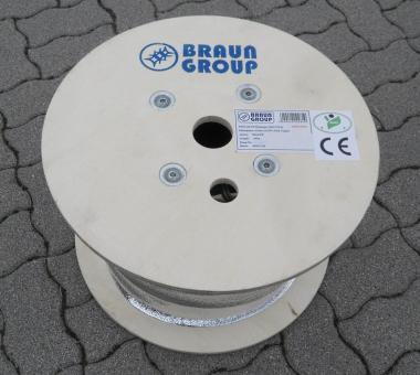 FTP kábel CAT6 fali, kültéri, Braun feszítős 305m