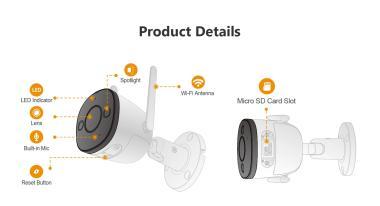 Imou IP wifi csőkamera Bullet 2C (4MP, 2,8mm)