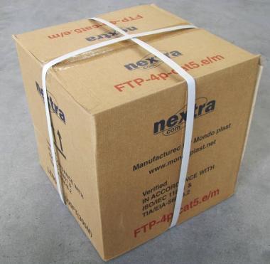 FTP kábel CAT5E fali, kültéri, Nextra feszítős 305