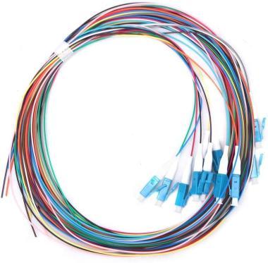 Optikai pigtail LC/UPC SM 9/125 0,9mm 1.5M, 12db
