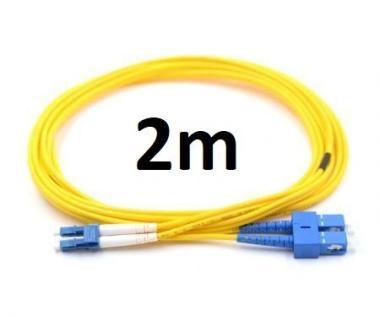 Optikai patch SC/UPC-LC/UPC SM DX duplex 3mm 2m