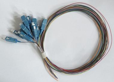 Optikai pigtail SC/UPC SM 9/125 0.9mm 1.5M, 12db