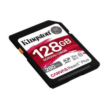 Kingston SDXC 128GB Canvas React Plus V60 mem.kár.