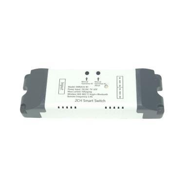 SmartWise 85V-250V AC WiFi relé 2 csatornás tokban