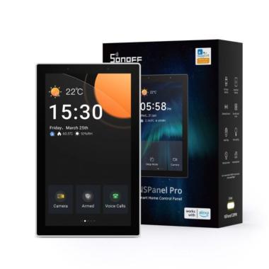 Sonoff NS Panel Pro 120 vezérlőpanel, Zigbee,fehér