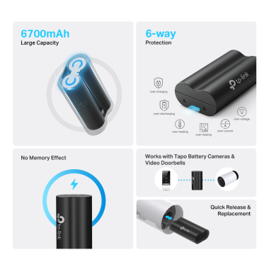 TP-Link Tapo A100 Kamera Akkumulátor